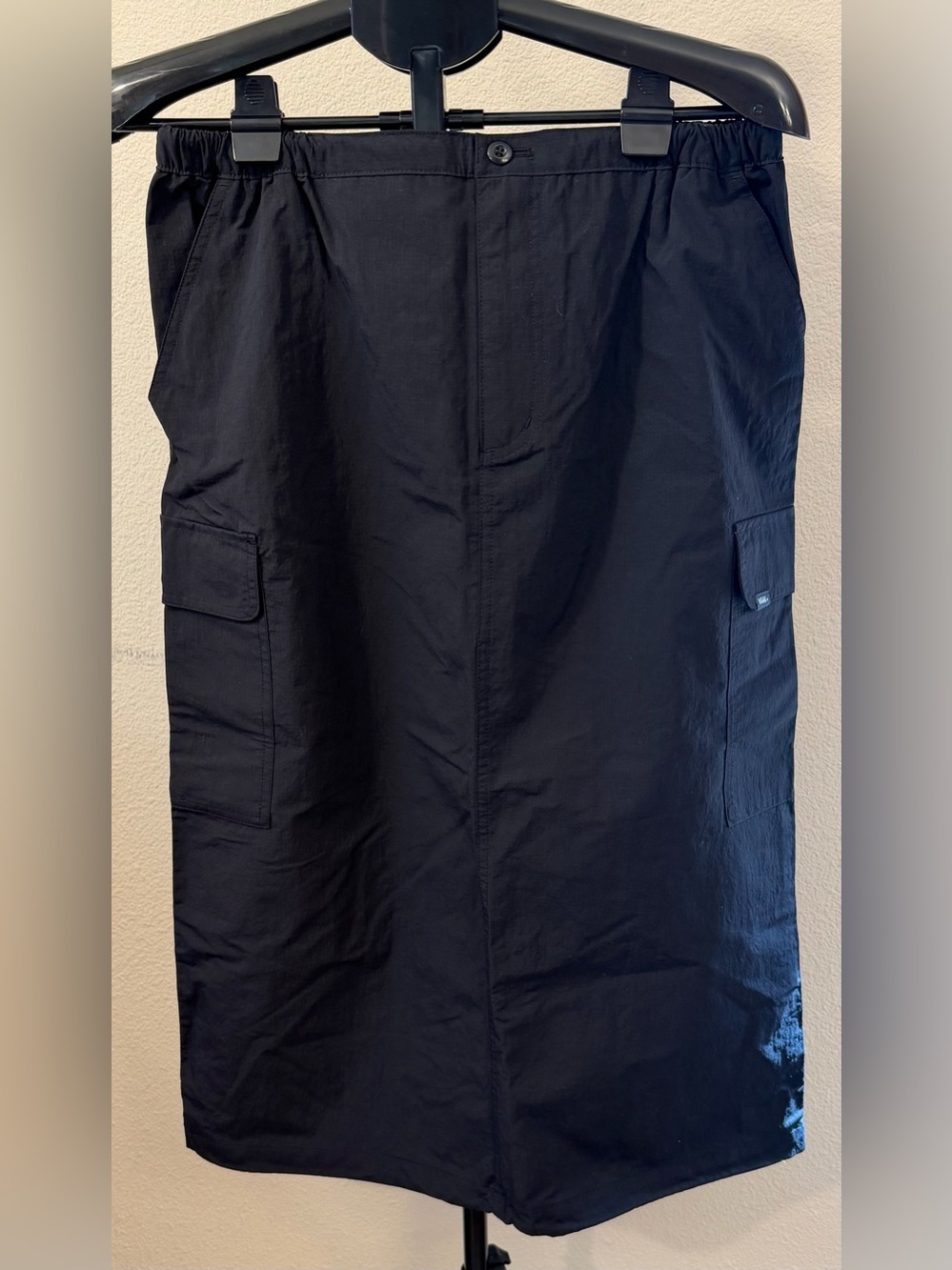 Vans Black Cargo Utility Midi Skirt | Y2K Grunge Streetwear Sporty Chic | M - Picture 6 of 14
